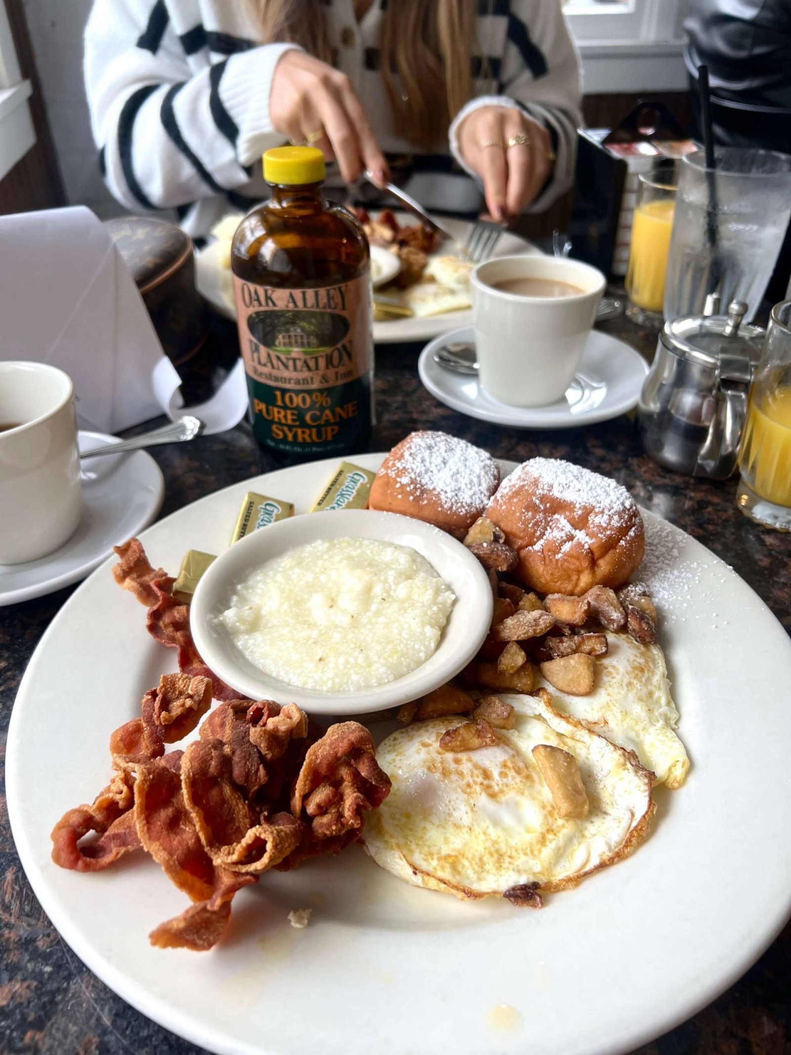 Breakfast at Oak Alley Louisiana