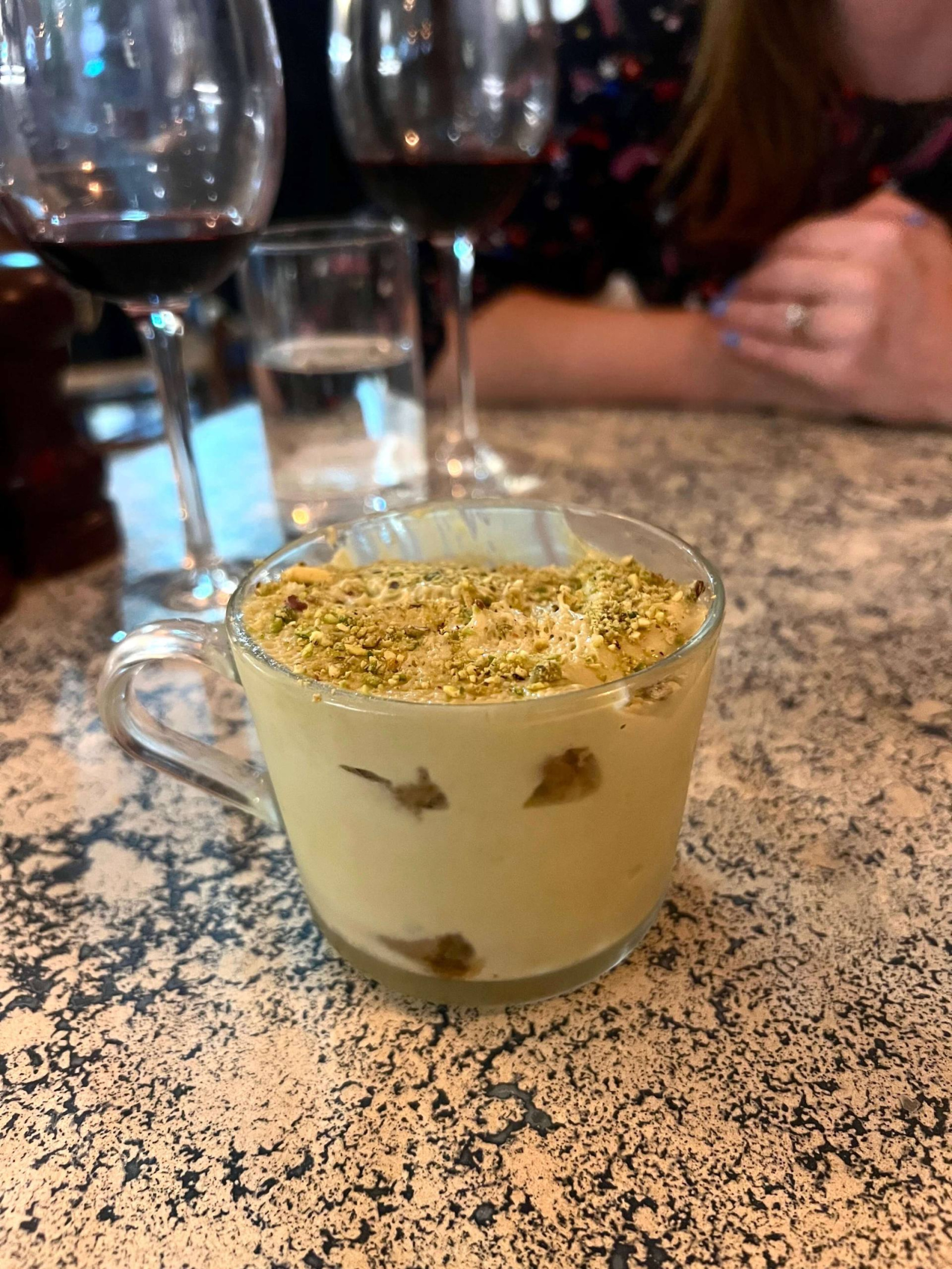 Pistachio Tiramisu Grazie Sheffield Restaurant Sheffield Travel Guide