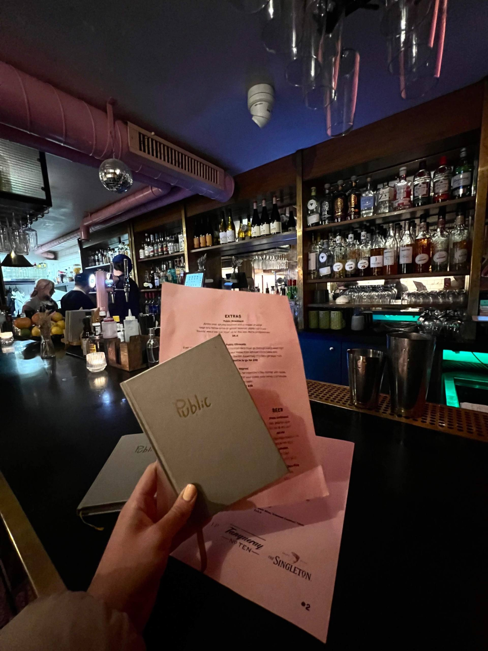 Public Sheffield Menu